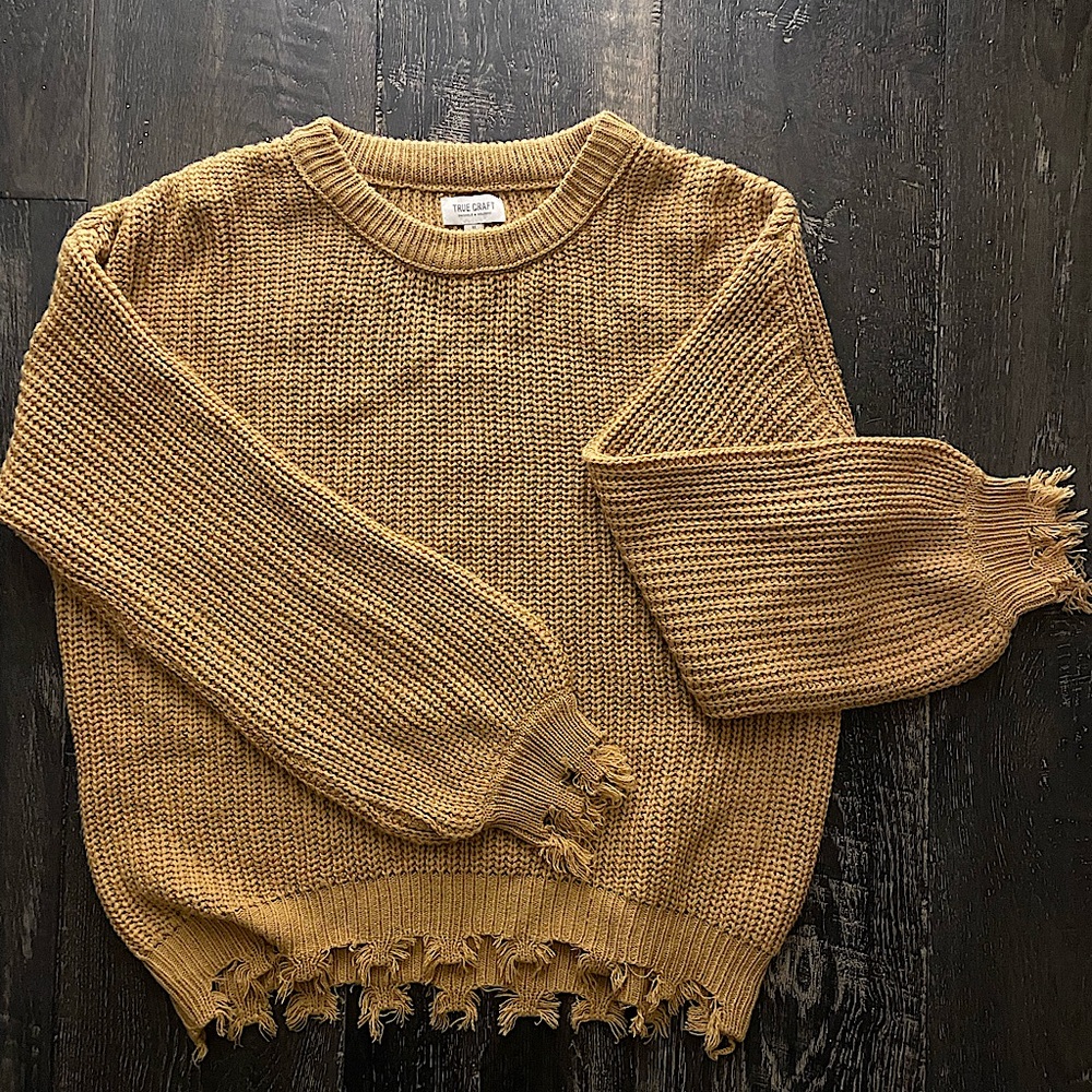 Gold Sweater (size medium)